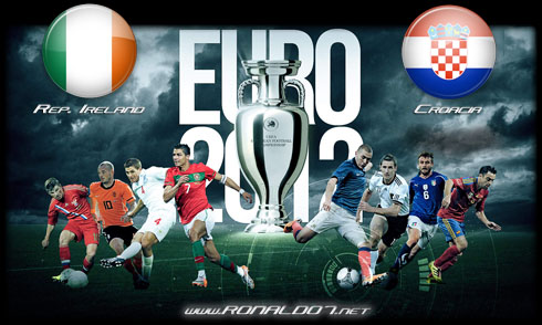 EURO 2012 wallpaper in HD, Republic of Ireland vs Croacia