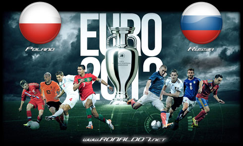 EURO 2012 wallpaper in HD, Poland vs Russia
