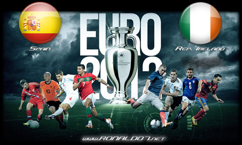 EURO 2012 wallpaper in HD, Spain vs Republic of Ireland