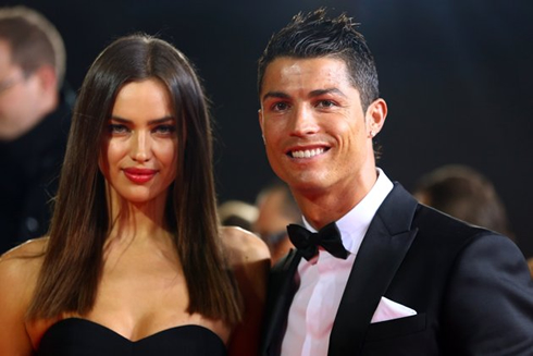 Cristiano Ronaldo and Irina Shayk, the most beautiful couple in the World, at the FIFA Balon d'Or 2012 ceremony gala