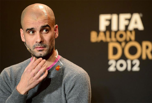 Pep Guardiola at the FIFA Balon d'Or 2012 ceremony