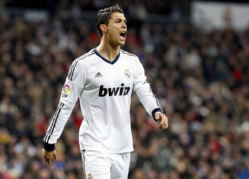 Cristiano Ronaldo leading Real Madrid to victory, in 2012-2013