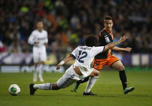 Marcelo defensive skills in Real Madrid 2013