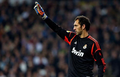 Diego López, Real Madrid goalkeeper in the first Clasico against Barcelona, in 2013