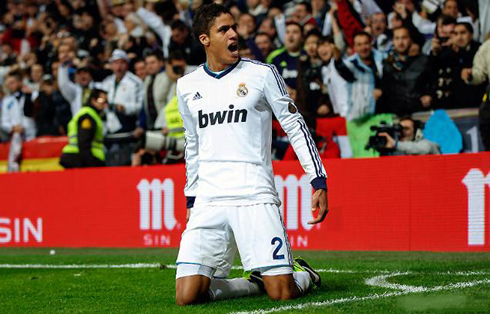 Raphael Varane, Real Madrid's hero in 1-1 tie against Barcelona, for the Copa del Rey 2012-2013