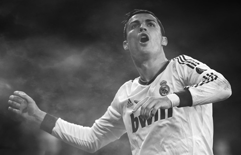 Cristiano Ronaldo goal celebration in Real Madrid 2013