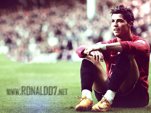 Cristiano Ronaldo in Manchester United, at Old Trafford