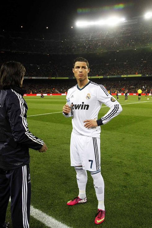 Cristiano Ronaldo ahead of Real Madrid vs Barcelona, for La Liga 2013