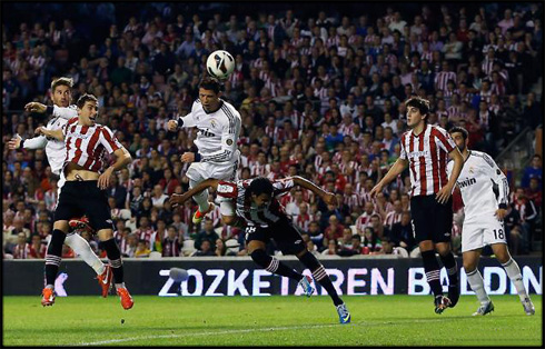 Cristiano Ronaldo header goal in Athletic bilbao vs Real Madrid, for La Liga 2013