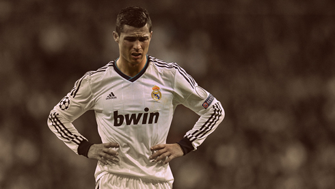 Cristiano Ronaldo crying and feeling lost in Real Madrid, in 2013