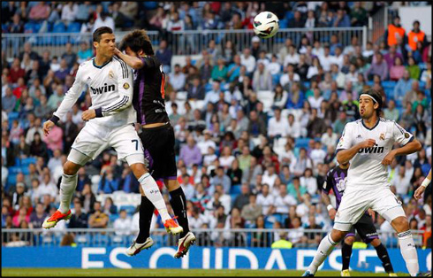 Cristiano Ronaldoa brilliant header goal in Real Madrid vs Valladolid, for La Liga 2013
