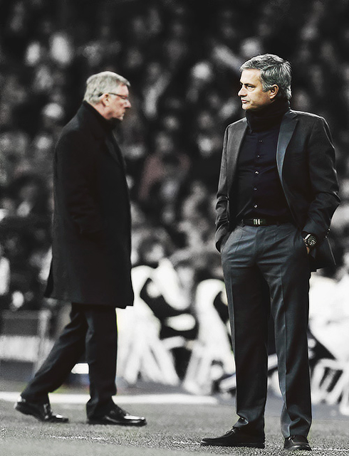 José Mourinho and Sir Alex Ferguson