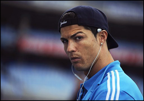 Cristiano Ronaldo mad face in Real Madrid 2013