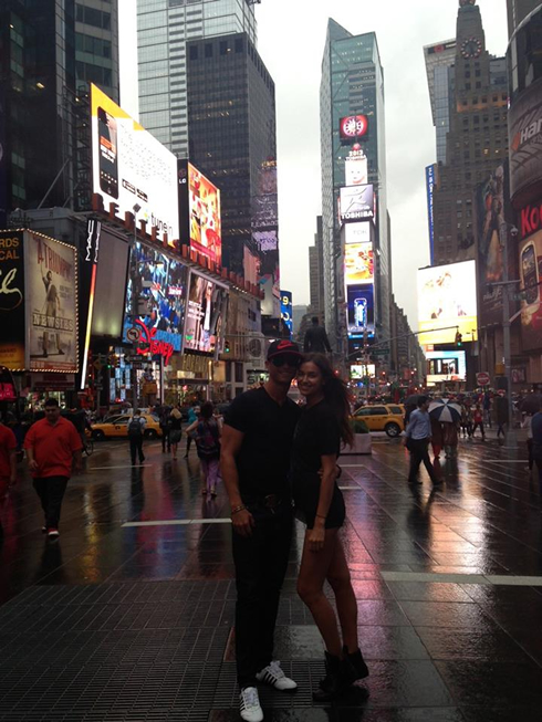 Cristiano Ronaldo and Irina Shayk, in New York City