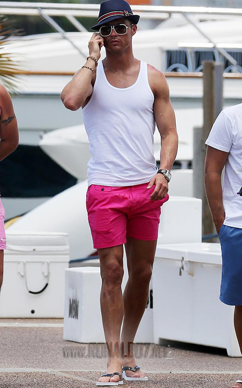 Cristiano Ronaldo style in Miami South Beach, in 2013 holidays vacations