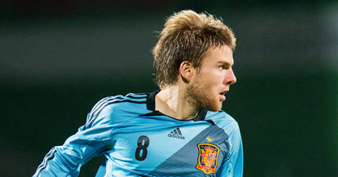 Asier Illarramendi wearing the number 8 in the Spanish National Team