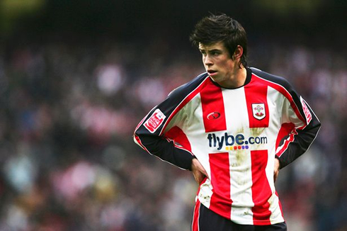 Gareth Bale, left-back at Southampton in 2007