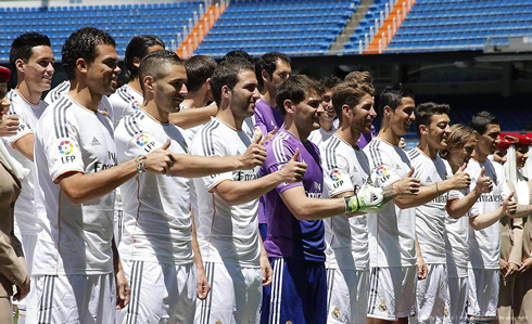 Real Madrid new squad for 2013-2014