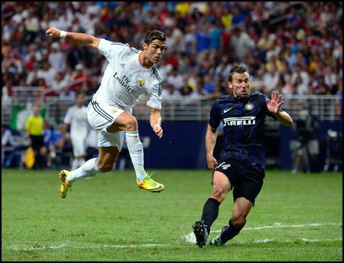 Cristiano Ronaldo suspense shot in Real Madrid 2013-2014