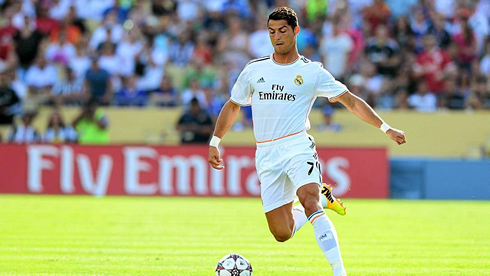Cristiano Ronaldo in action for Real Madrid 2013-2014