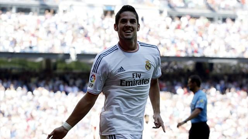 Isco goal celebrations in Real Madrid 2013-2014