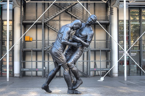 Zinedine Zidane headbutt to Marco Materazzi, World Cup 2006, statue and monument in France