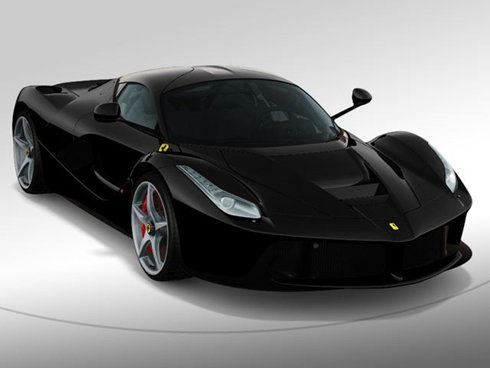 Ferrari La Ferrari limited black edition model