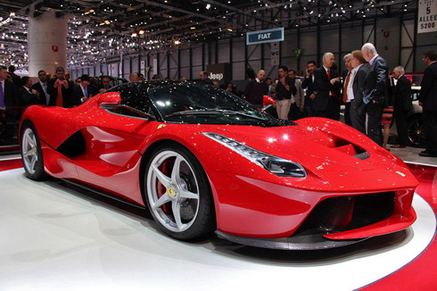 Ferrari La Ferrari presentation and showroom in 2013-2014