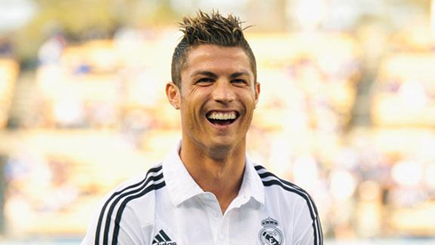 Cristiano Ronaldo happy at Real Madrid