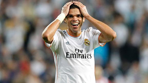 Pepe losing his mind and letting his hair grow, in 2013-2014
