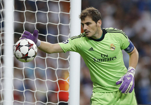 Iker Casillas, Real Madrid goalkeeper in the UEFA Champions League 2013-2014