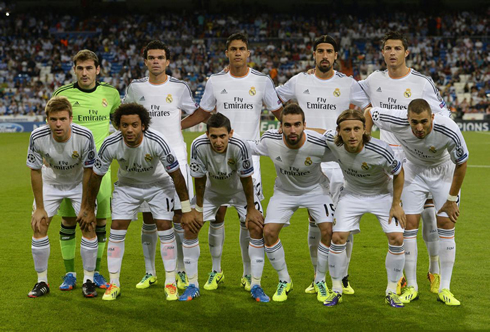 Real Madrid line-up team against Copenhagen