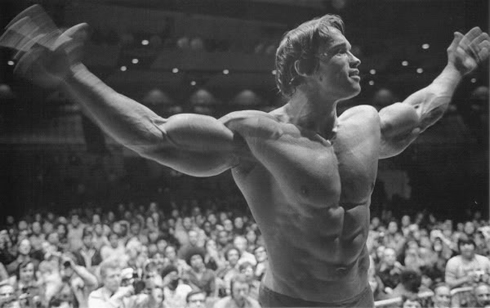 Arnold Schwarzenegger 7-time Mr Olympia winner