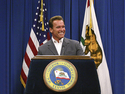 Arnold Schwarzenegger, California governor between 2003 and 2011