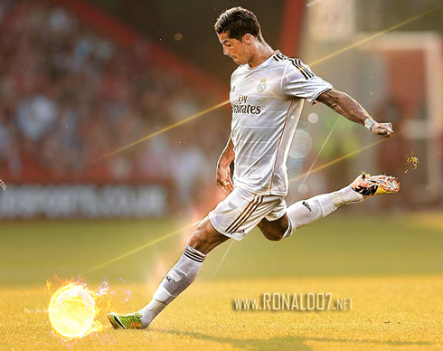Cristiano Ronaldo goalscoring machine, poster and wallpaper