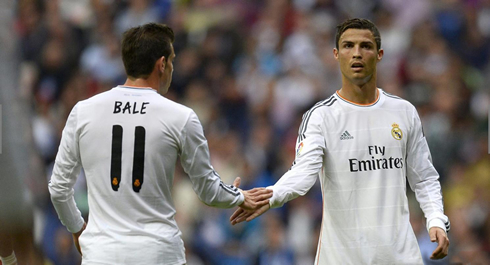 Cristiano Ronaldo and Gareth Bale in Real Madrid 2013-2014