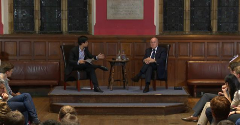 Joseph Blatter at the Oxford Union Society