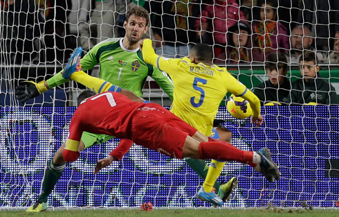 Cristiano Ronaldo goal in Portugal 1-0 Sweden