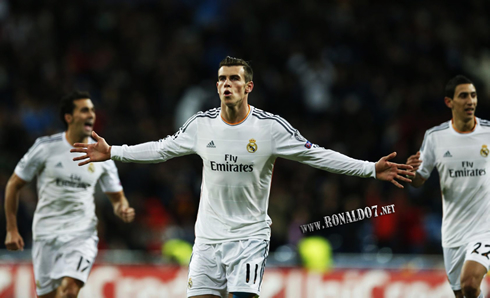 Gareth Bale delivering the win to Real Madrid, in 2013-2014