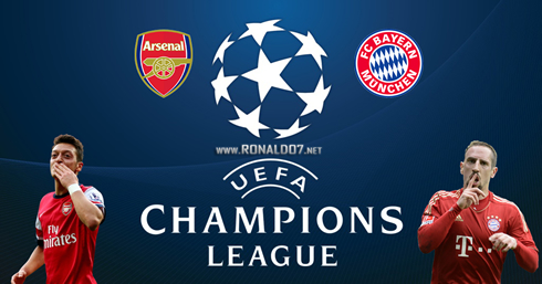 Arsenal vs Bayern Munich, Champions League wallpaper 2013-2014