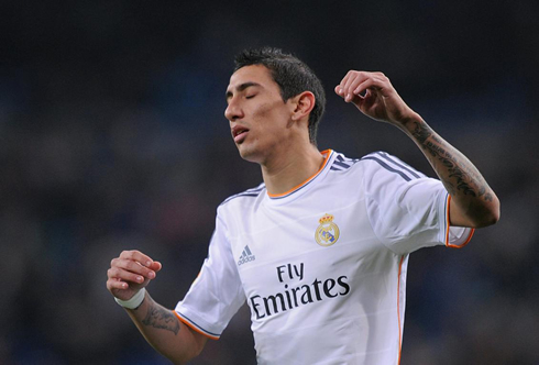 Angel Di María frustration during a game