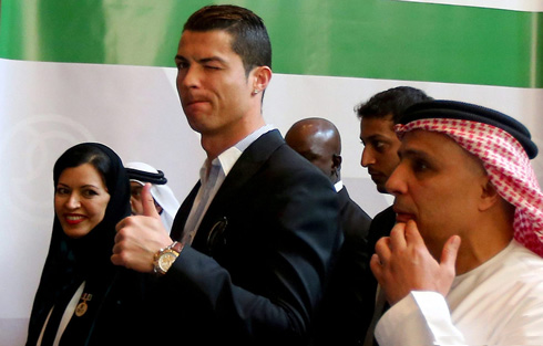 Cristiano Ronaldo arriving to Dubai