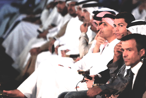 Jorge Mendes and Cristiano Ronaldo in Dubai