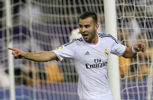 Jesé Rodríguez scoring in Real Madrid 1-0 PSG