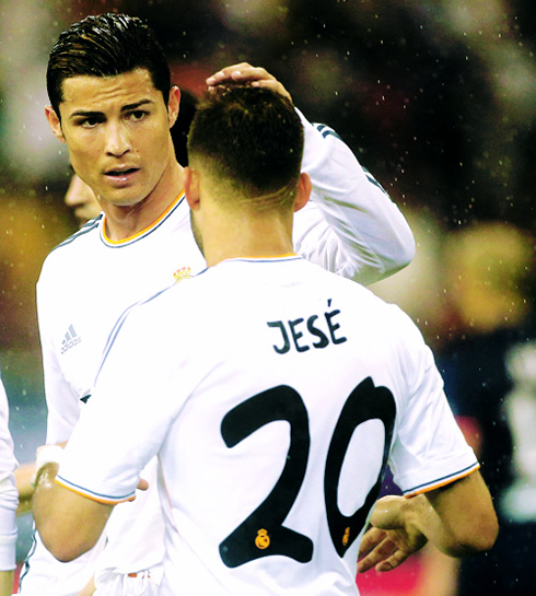 Jesé Rodríguez and Cristiano Ronaldo in Real Madrid 2014
