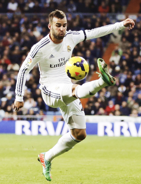 Jesé Rodríguez in a game for Real Madrid, in 2014