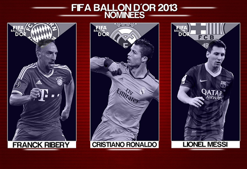 The FIFA Ballon d'Or final 3 candidates