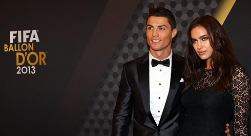 Cristiano Ronaldo and Irina Shayk, FIFA Ballon d'Or 2013 red carpet