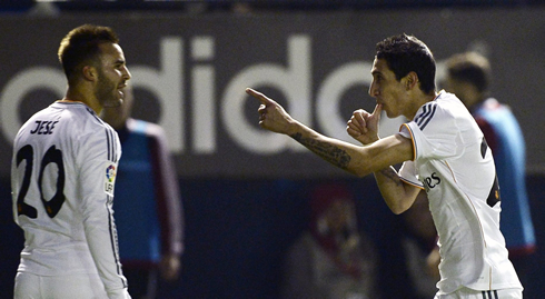 Jesé Rodríguez and Angel Di María