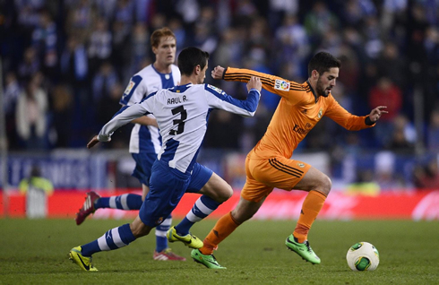 Isco playing for Real Madrid in 2014